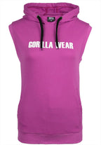 Gorilla Wear Virginia Mouwloze Hoodie - Fuchsia