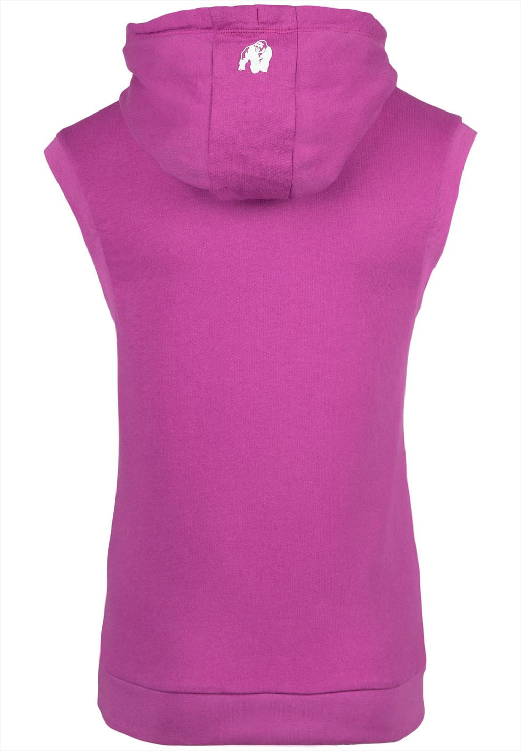 Gorilla Wear Virginia Mouwloze Hoodie - Fuchsia