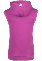 Gorilla Wear Virginia Mouwloze Hoodie - Fuchsia