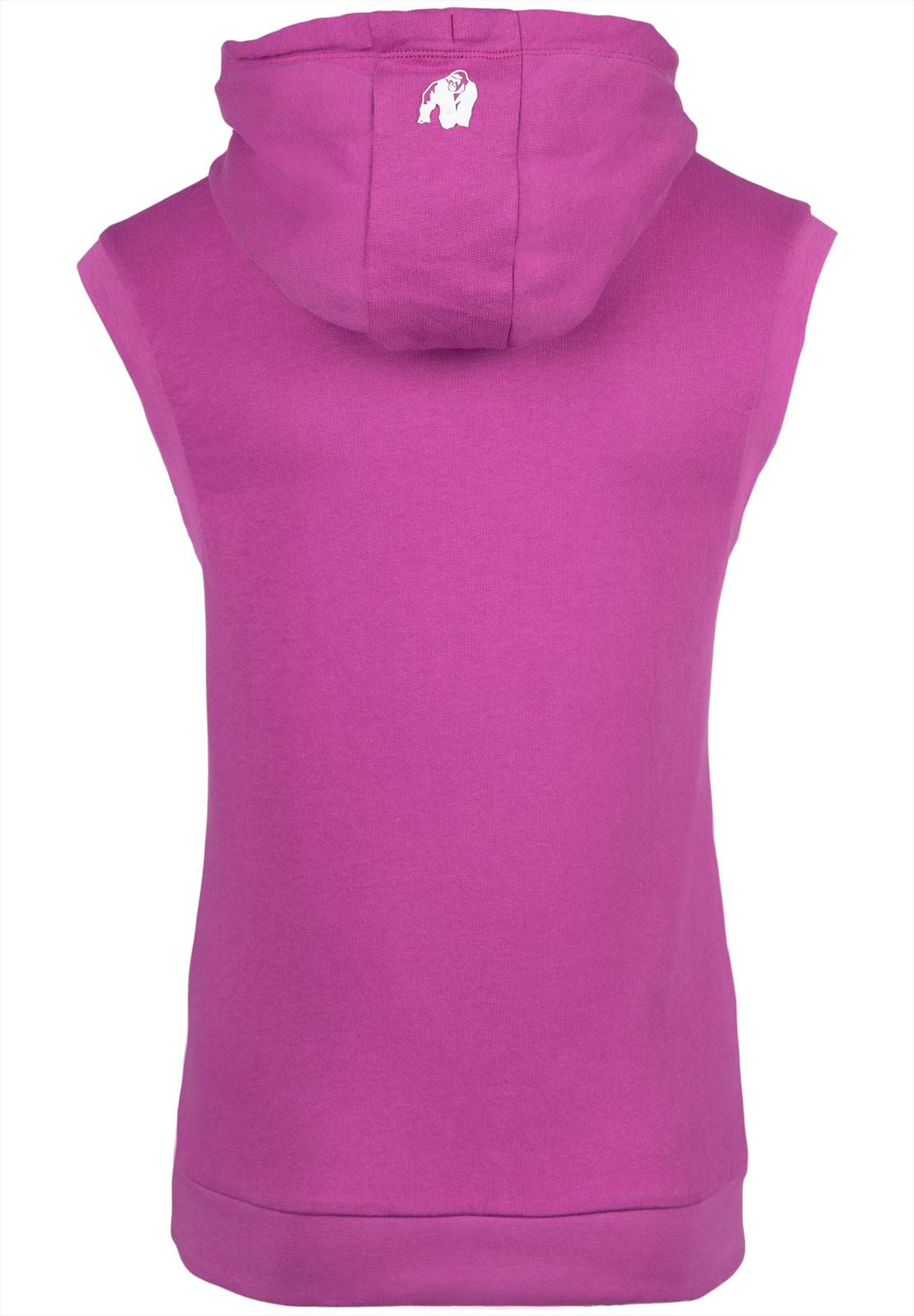 Gorilla Wear Virginia Mouwloze Hoodie - Fuchsia
