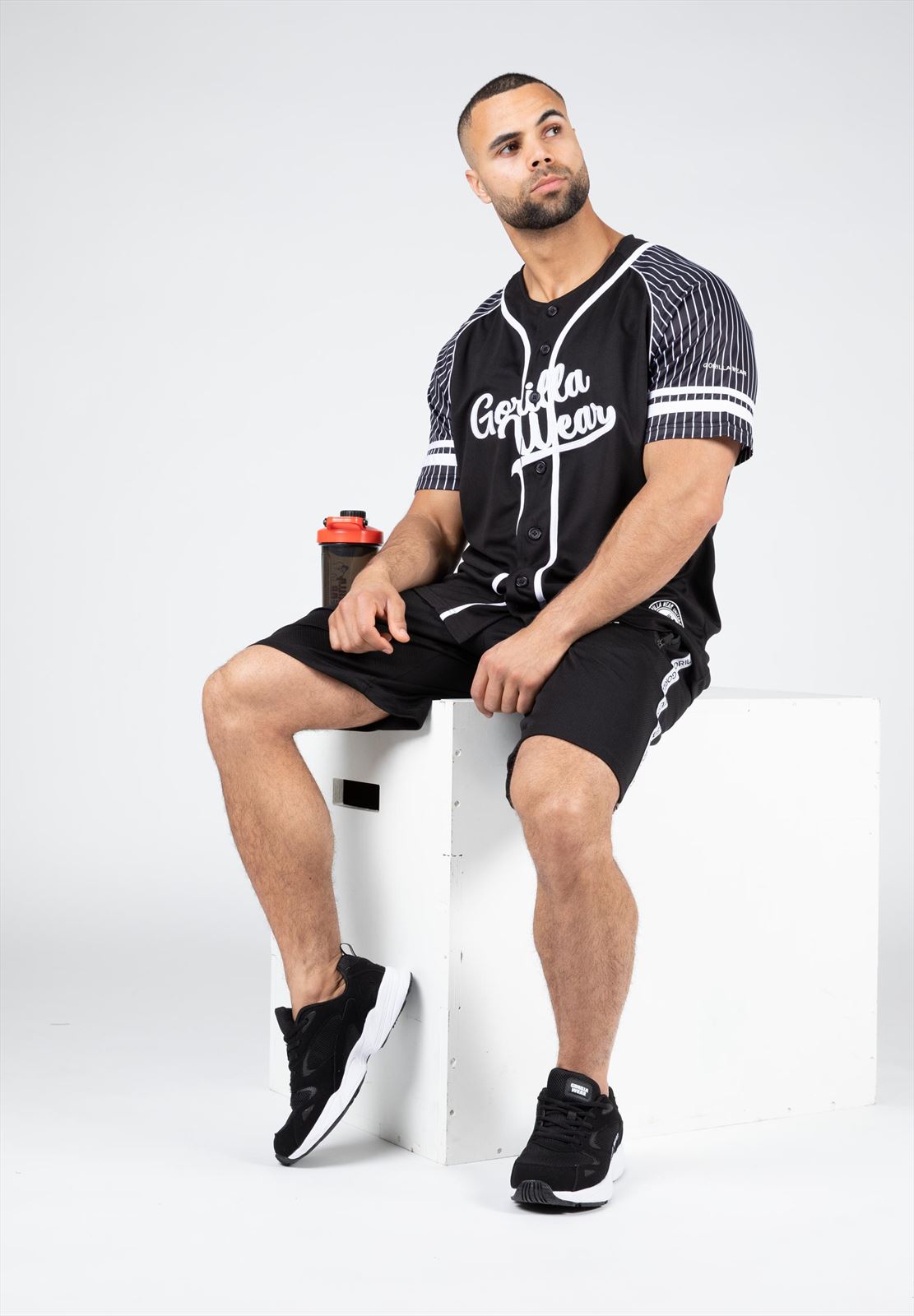 Gorilla Wear 82 Baseball Jersey - Zwart