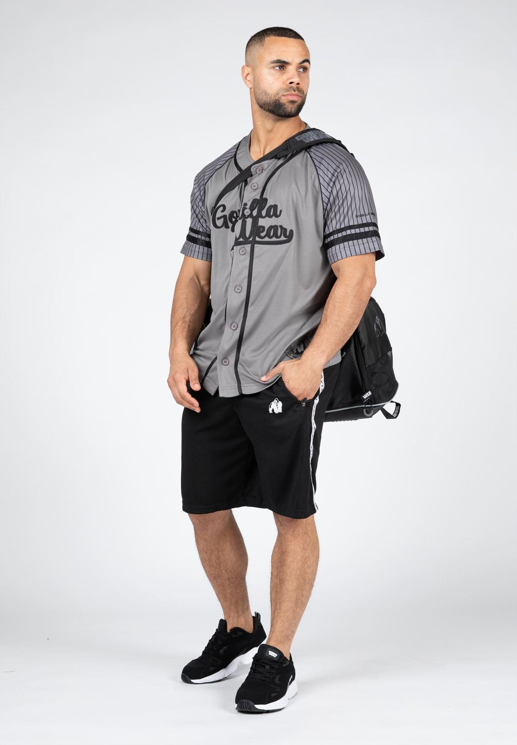 Gorilla Wear 82 Baseball Jersey - Grijs