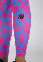Gorilla Wear Colby Legging - Blauw/Roze