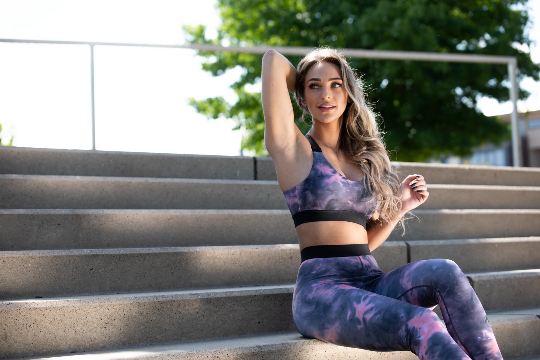 Gorilla Wear Colby Legging - Roze/Grijs