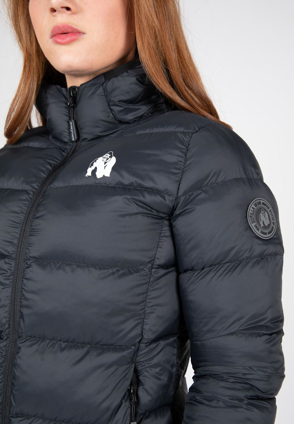 Gorilla Wear Rachel Puffer Jas - Zwart