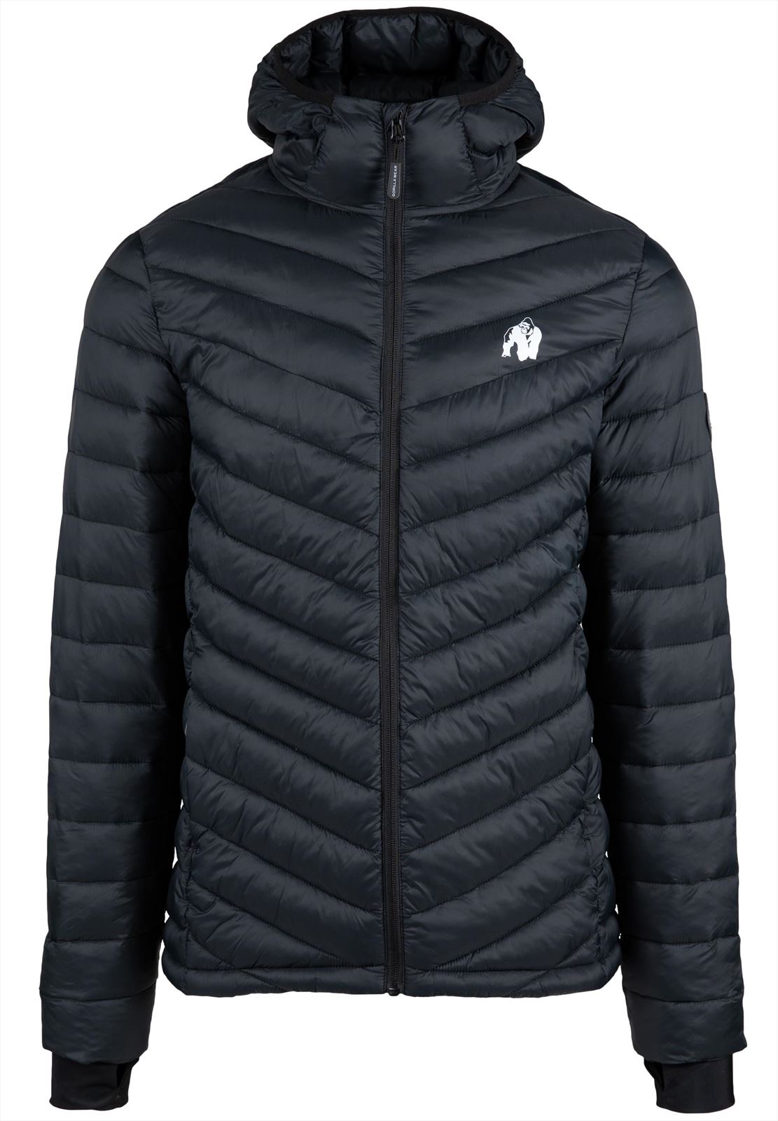 Gorilla Wear Osborn Puffer Jas - Zwart