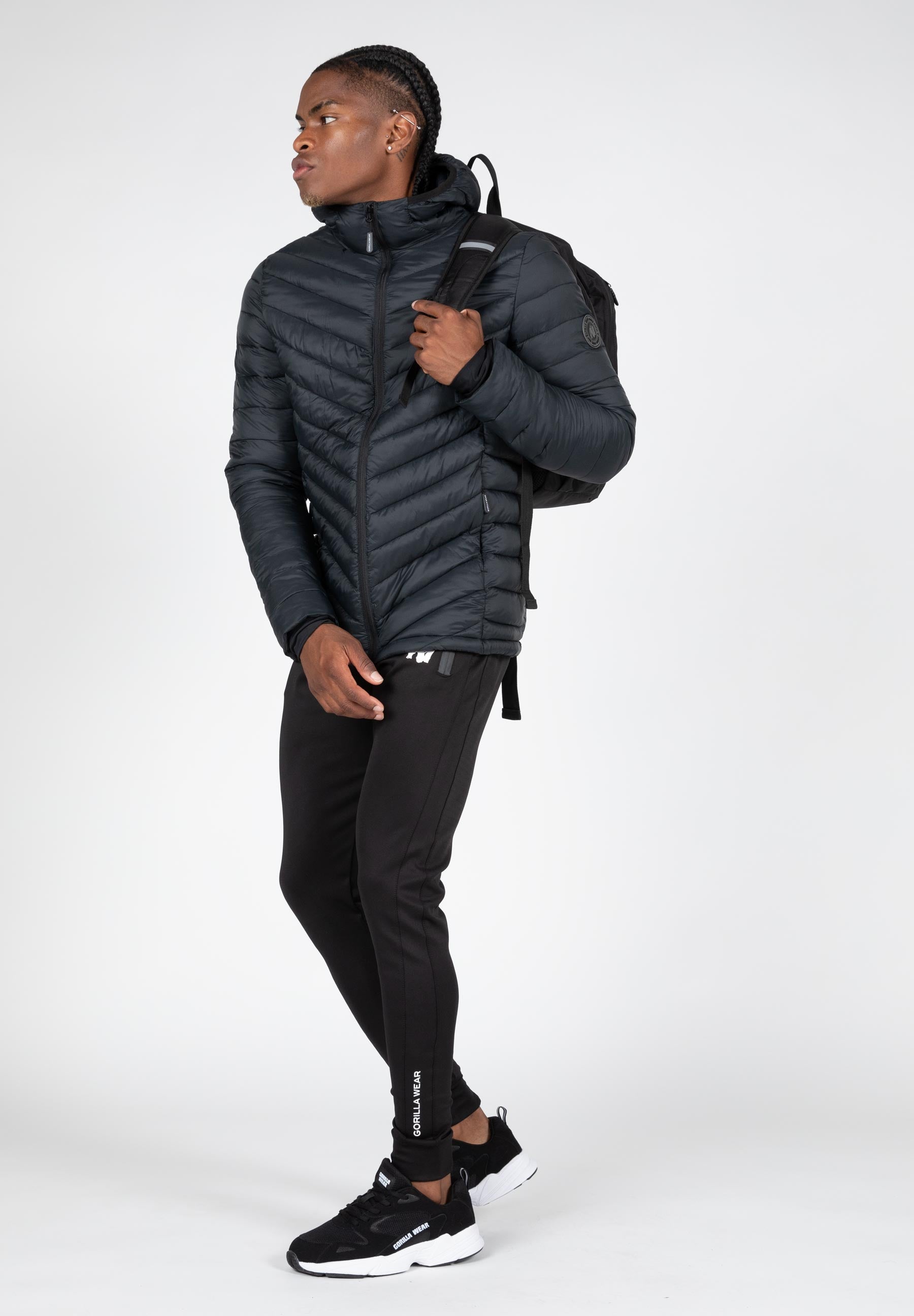 Gorilla Wear Osborn Puffer Jas - Zwart
