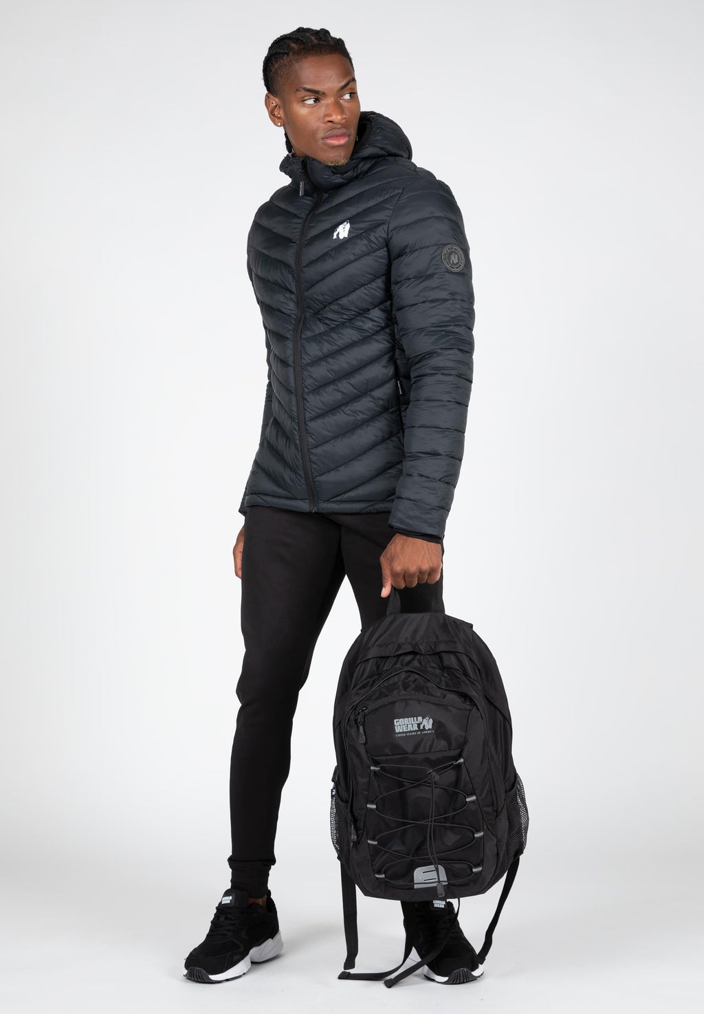 Gorilla Wear Osborn Puffer Jas - Zwart