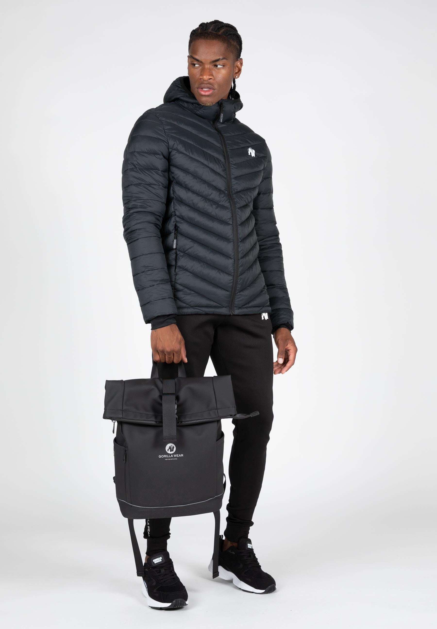 Gorilla Wear Osborn Puffer Jas - Zwart
