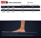 Gorilla Wear Performance Crew Sokken - Wit