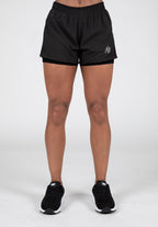 Gorilla Wear Portland 2-In-1 Shorts - Zwart