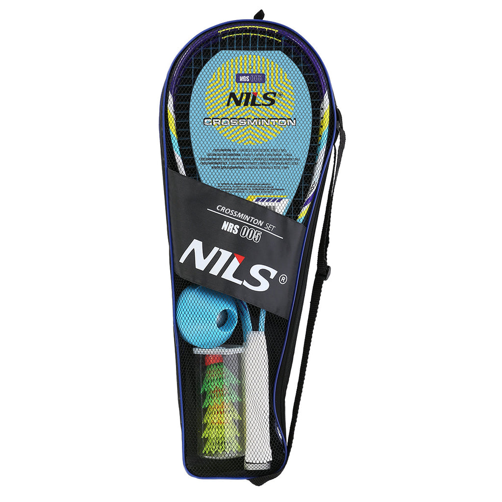NILS Crossminton Set - Complete Set - Blauw