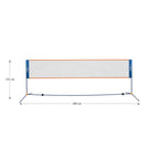 NILS Badmintonnet 400 cm - Full Cover