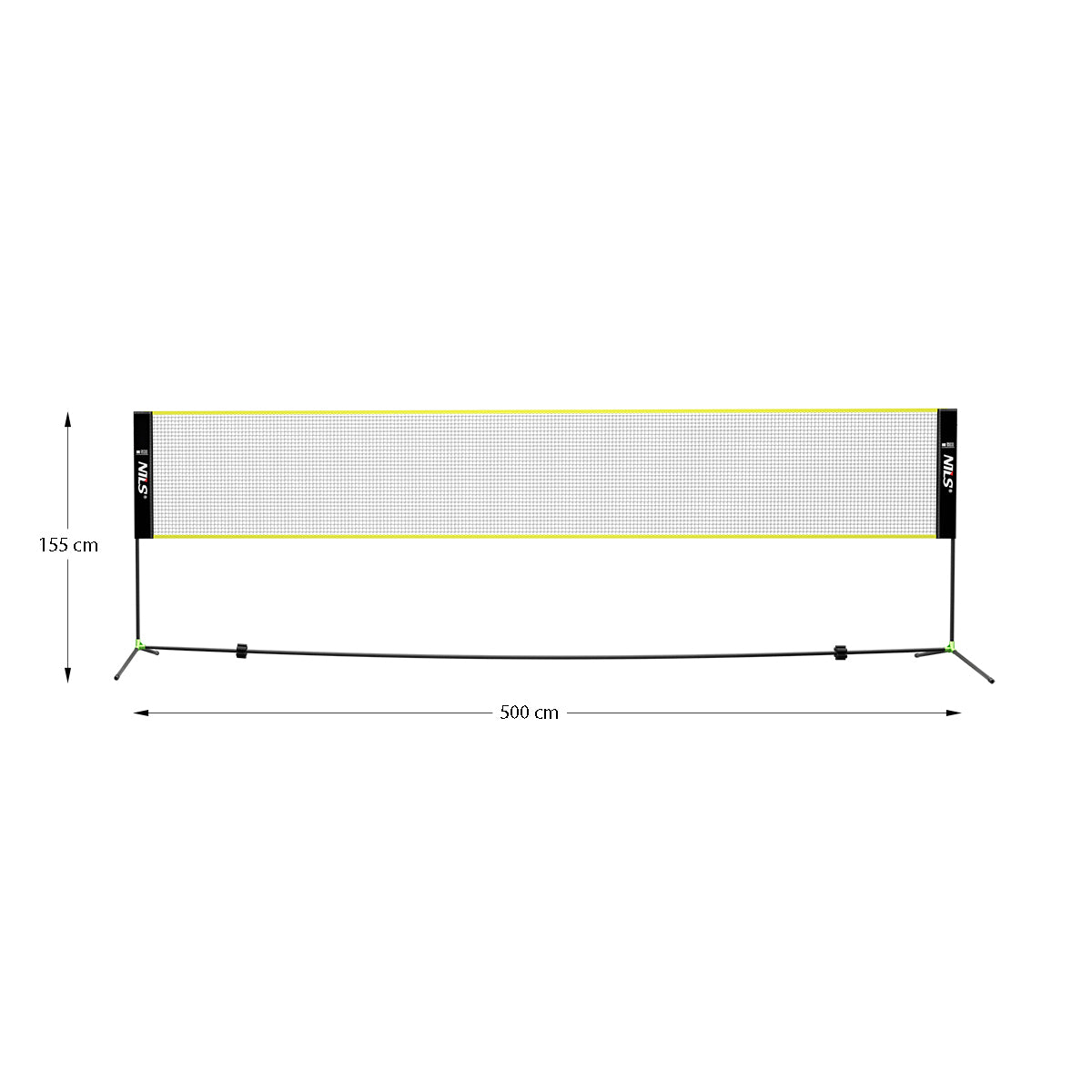 NILS Badmintonnet 500 cm - Full Cover