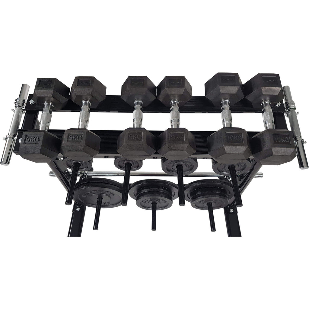 Tunturi Opbergrek - voor Dumbbells / Halterschijven / Halterstangen