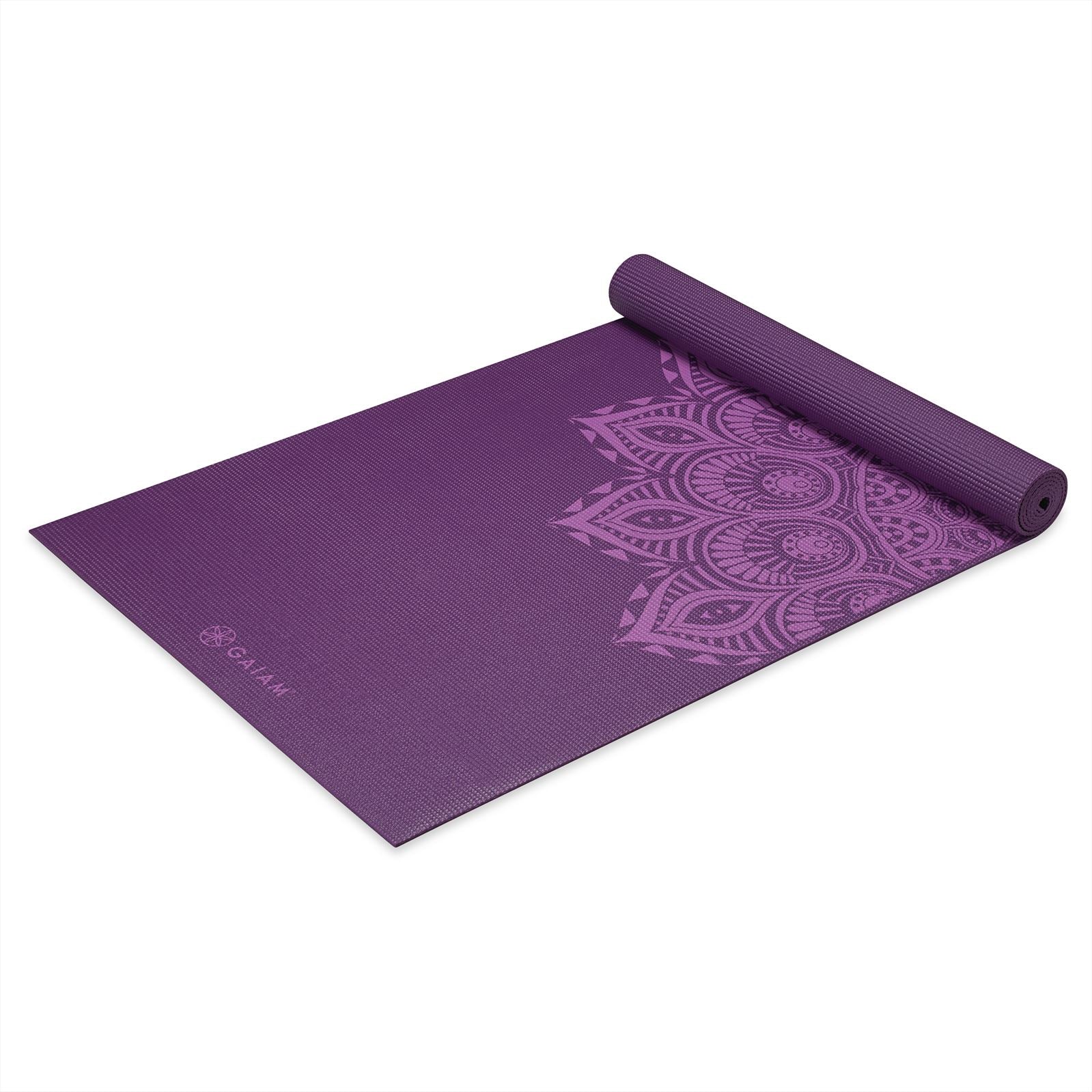 Gaiam Yogamat  - 6 mm - Purple Mandala