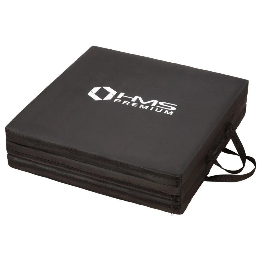 HMS Premium Opvouwbare Fitness Mat - Zwart
