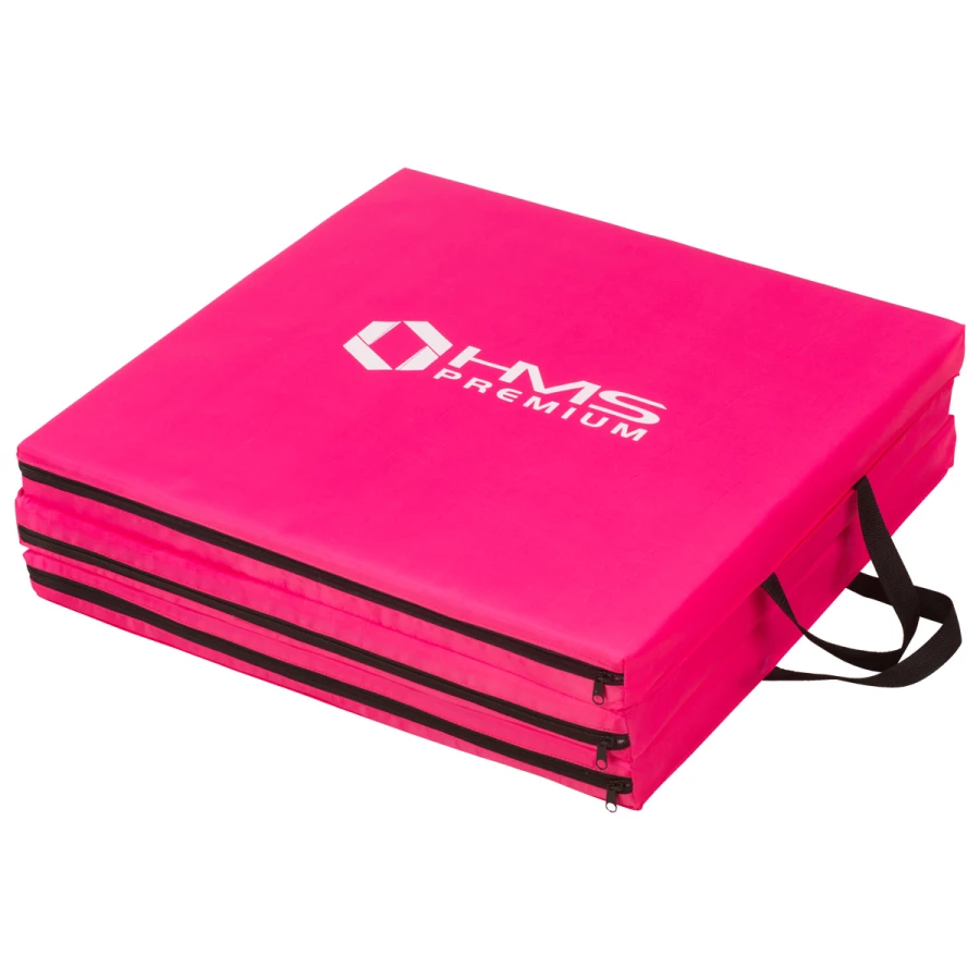 HMS Premium Opvouwbare Fitness Mat - Roze