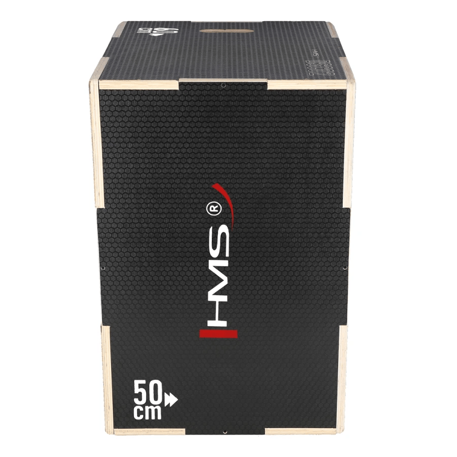 HMS Fitness Plyobox Hout - 75 x 60 x 50 cm - Zwart