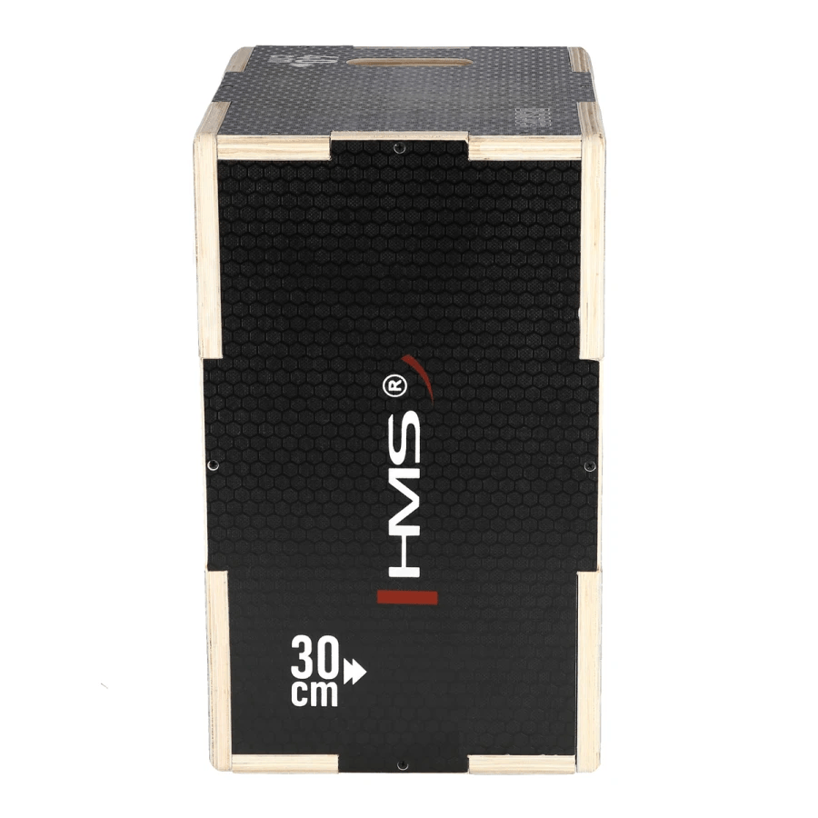 HMS Fitness Plyobox Hout - 50 x 40 x 30 cm - Zwart