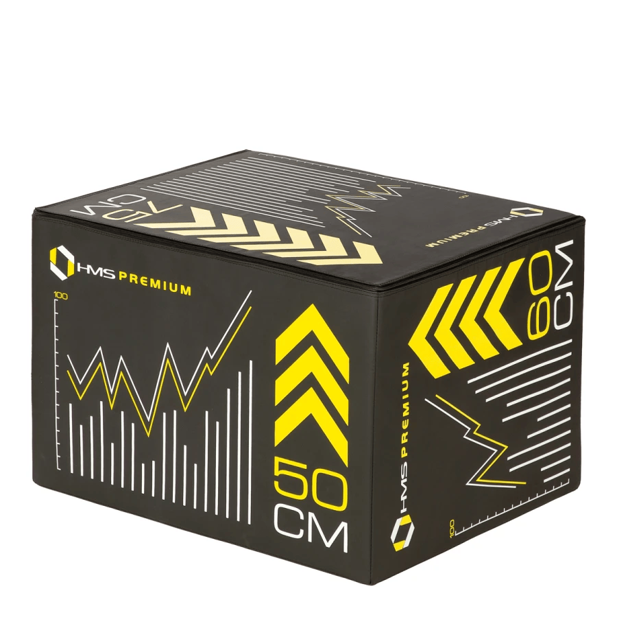 HMS Fitness Premium Soft Plyobox - 75 x 60 x 50 cm