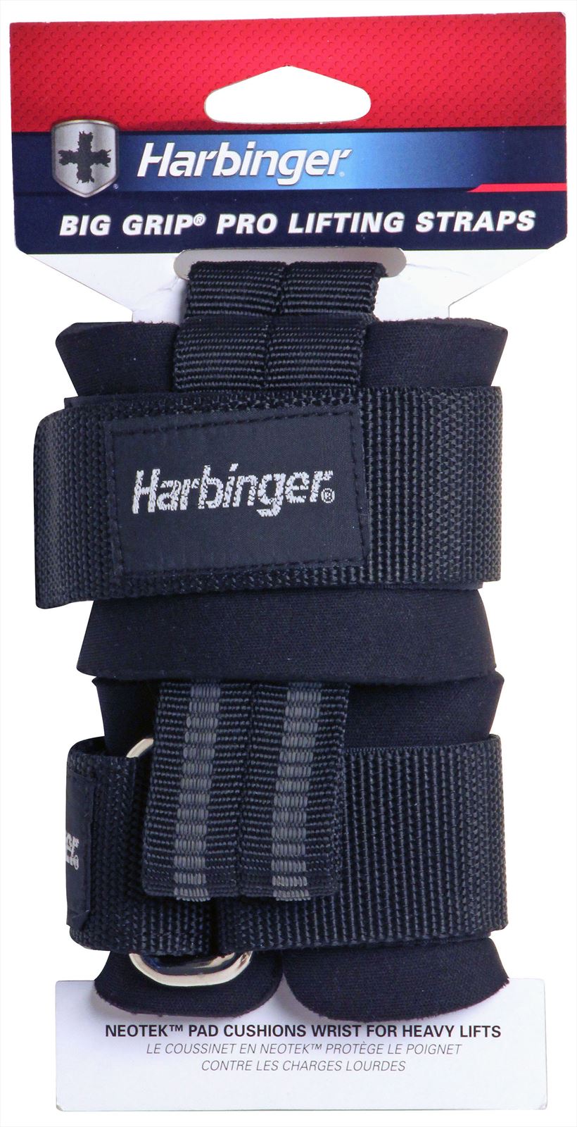 Harbinger Pro Padded Lifting Straps - met Stalen Gesp