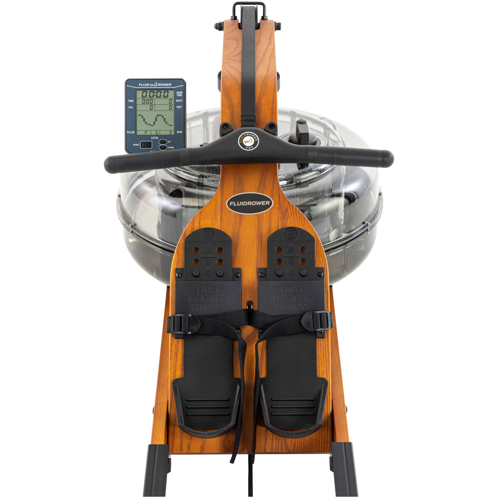 Fluid Rower Viking 3V Roeitrainer - Donker Eiken