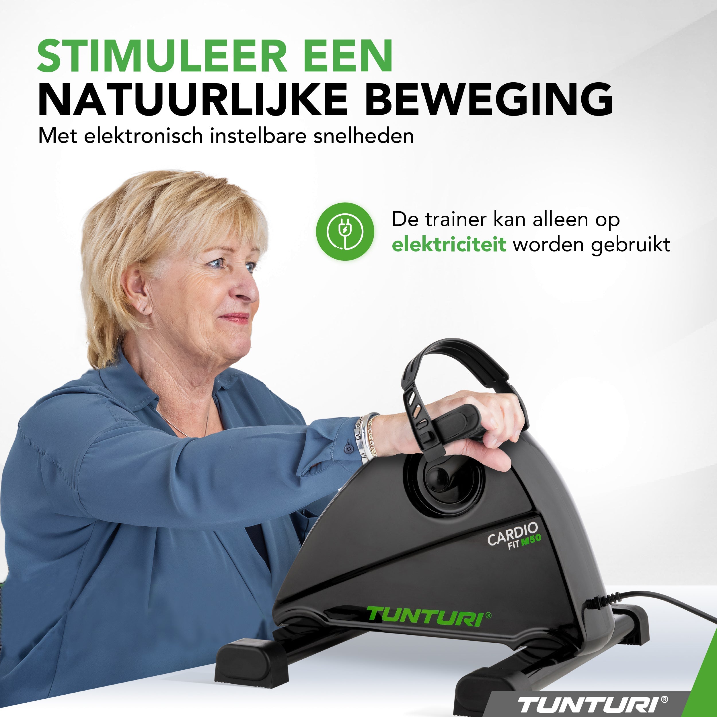Tunturi Cardio Fit M50 Mobiliteitstrainer - Elektrische stoelfiets - Tweedekans