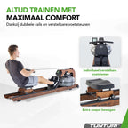 Tunturi Signature R90W Roeitrainer - Rower by Fluid