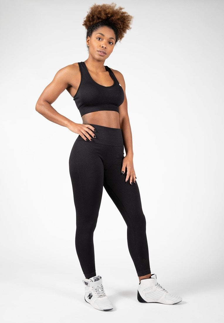 Gorilla Wear Neiro Seamless Sportbeha - Zwart