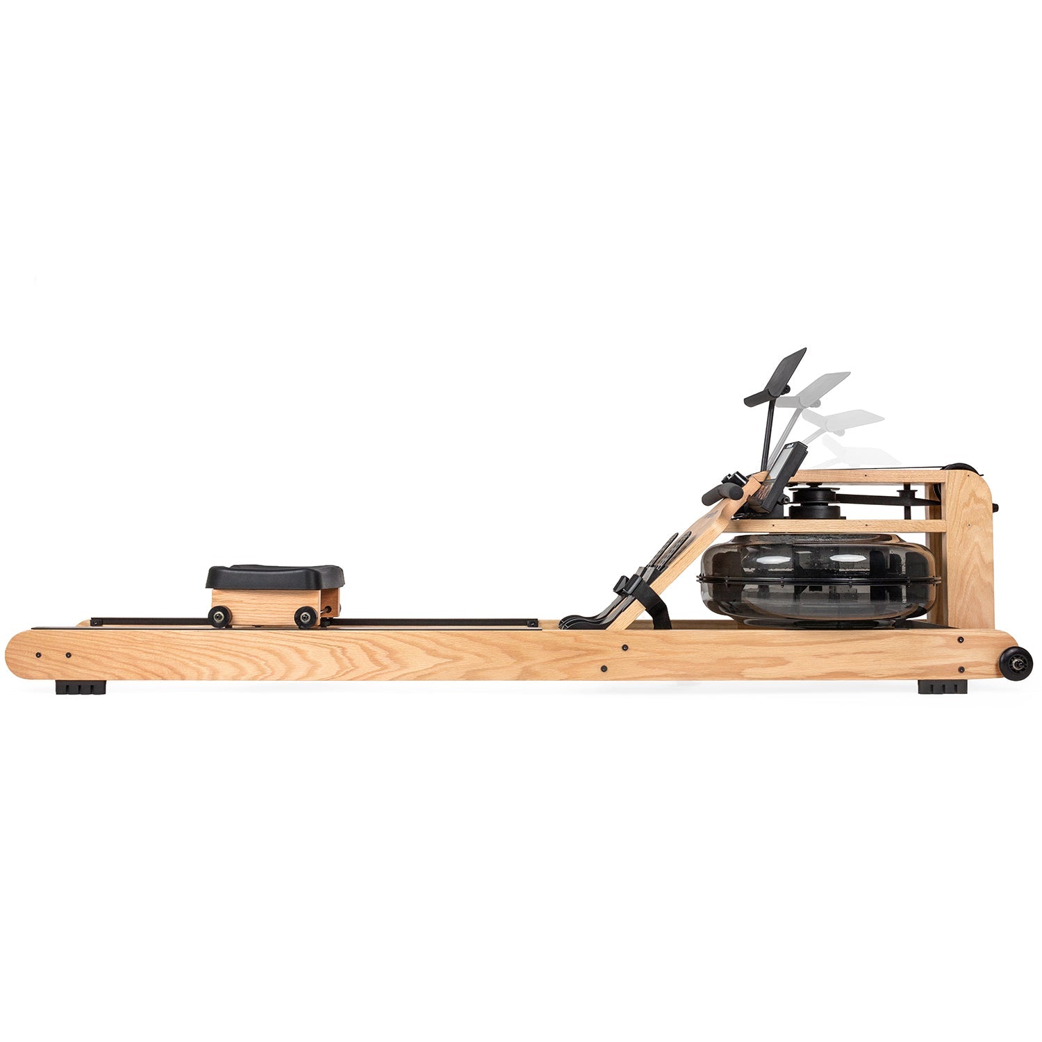 VirtuFit Elite Water Resistance Houten Roeitrainer - Hout/Oak - Showroommodel - Detail