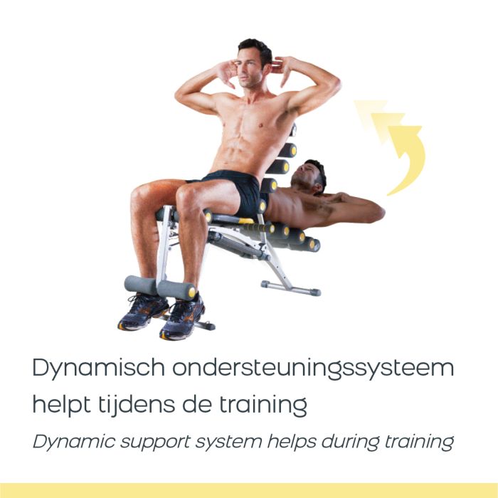 Rock Gym 6-in-1 Trainingsbank - Buikspierbank