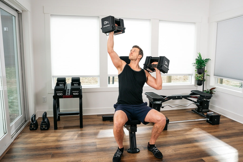 PowerBlock Verstelbare Dumbbell Set Pro 100 EXP Knurled - Stage 1