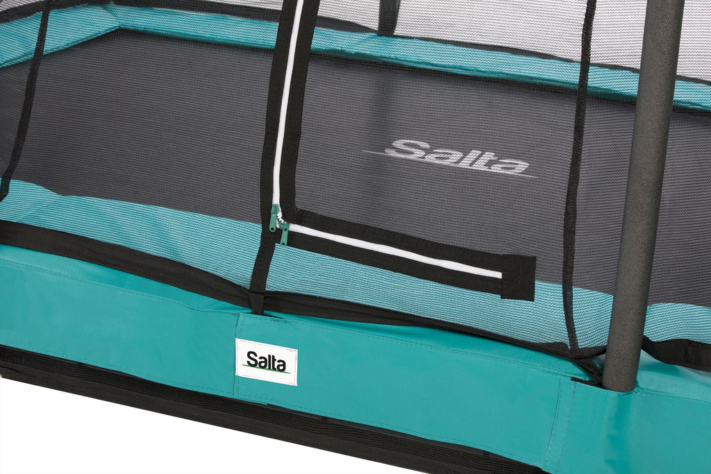 Salta Comfort Edition Ground Trampoline met Veiligheidsnet - 244 x 366 cm - Groen