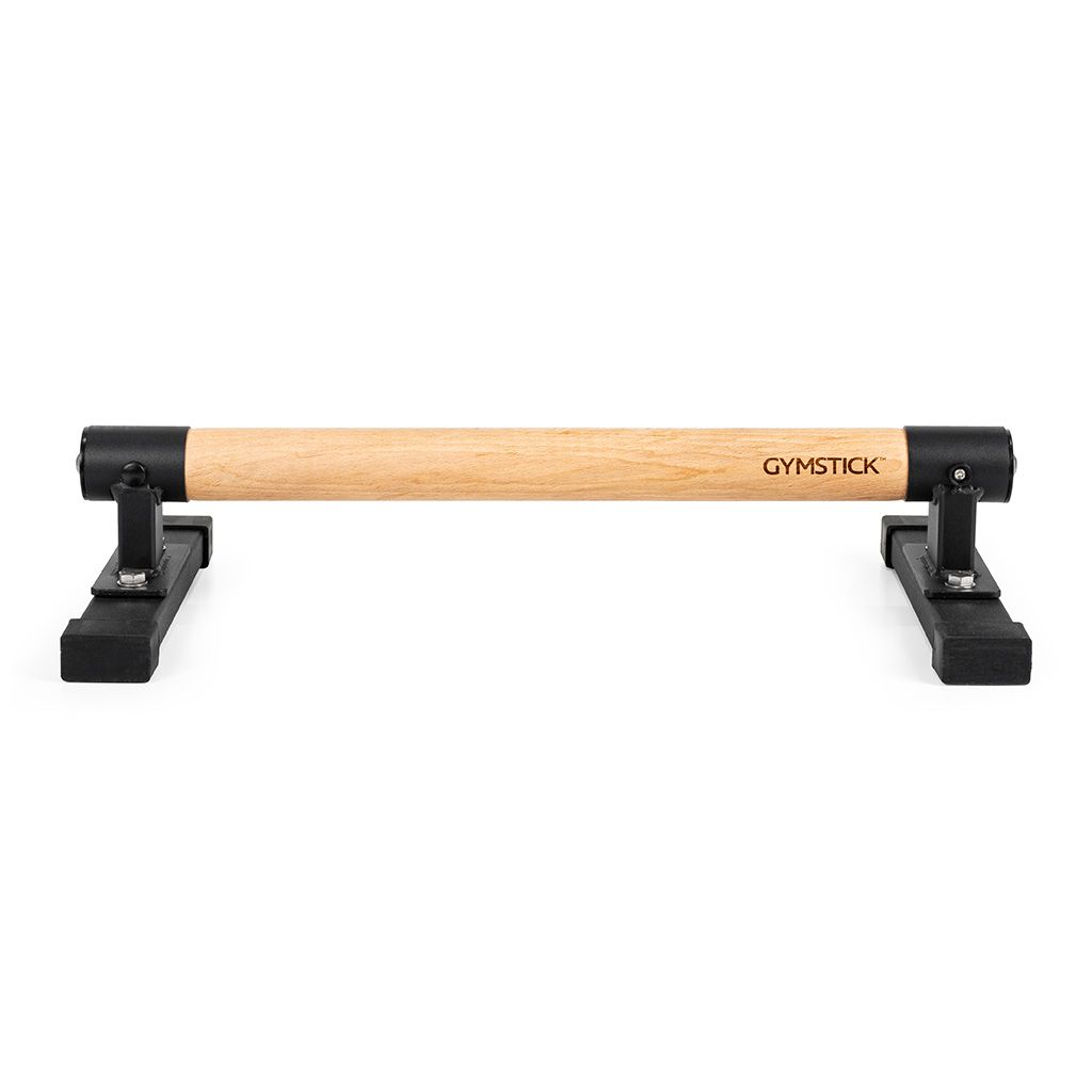 Gymstick Premium Parallettes - Opdruksteunen - Hout/Zwart