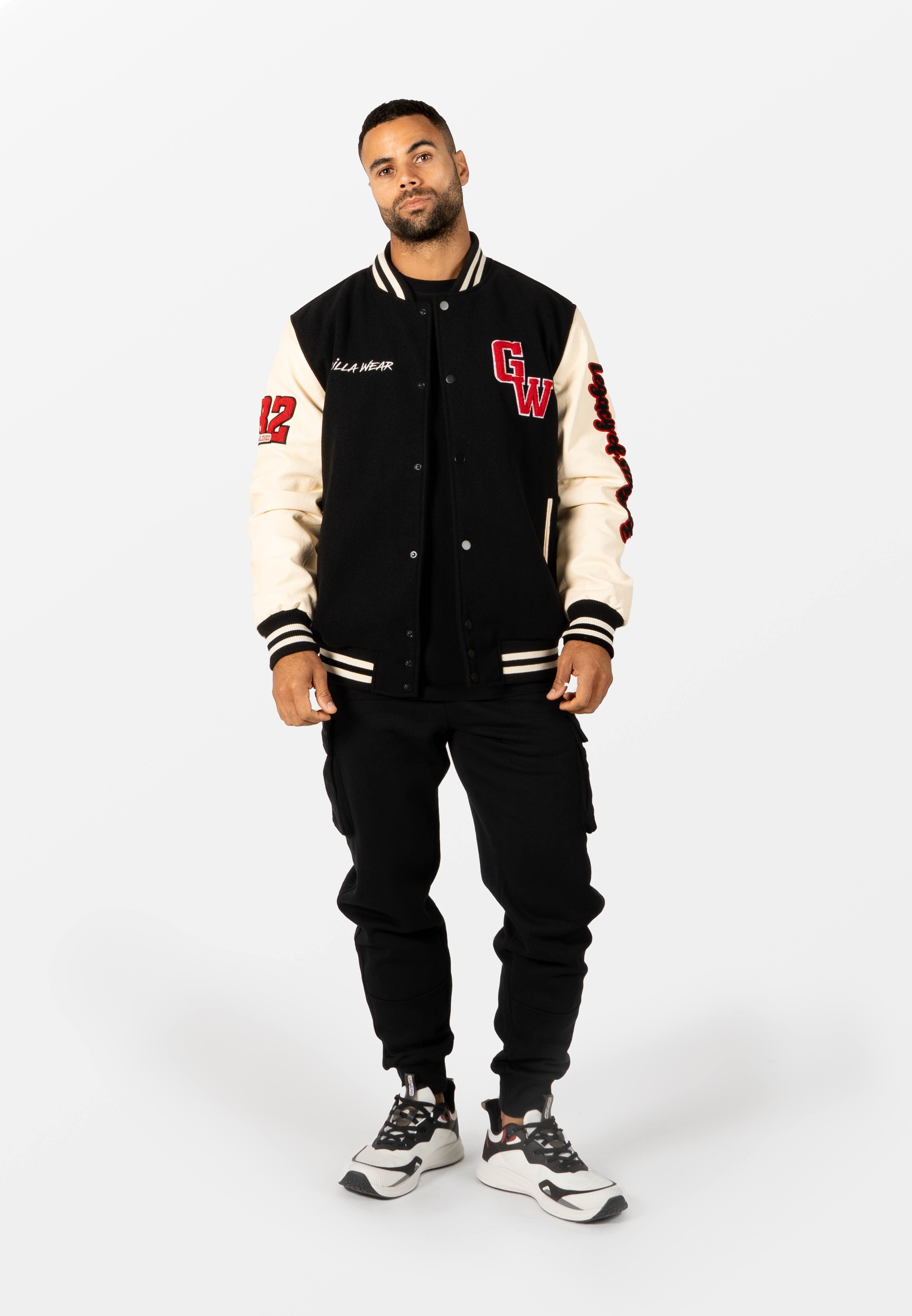 Gorilla Wear Saint Louis Varsity Jacket - Zwart