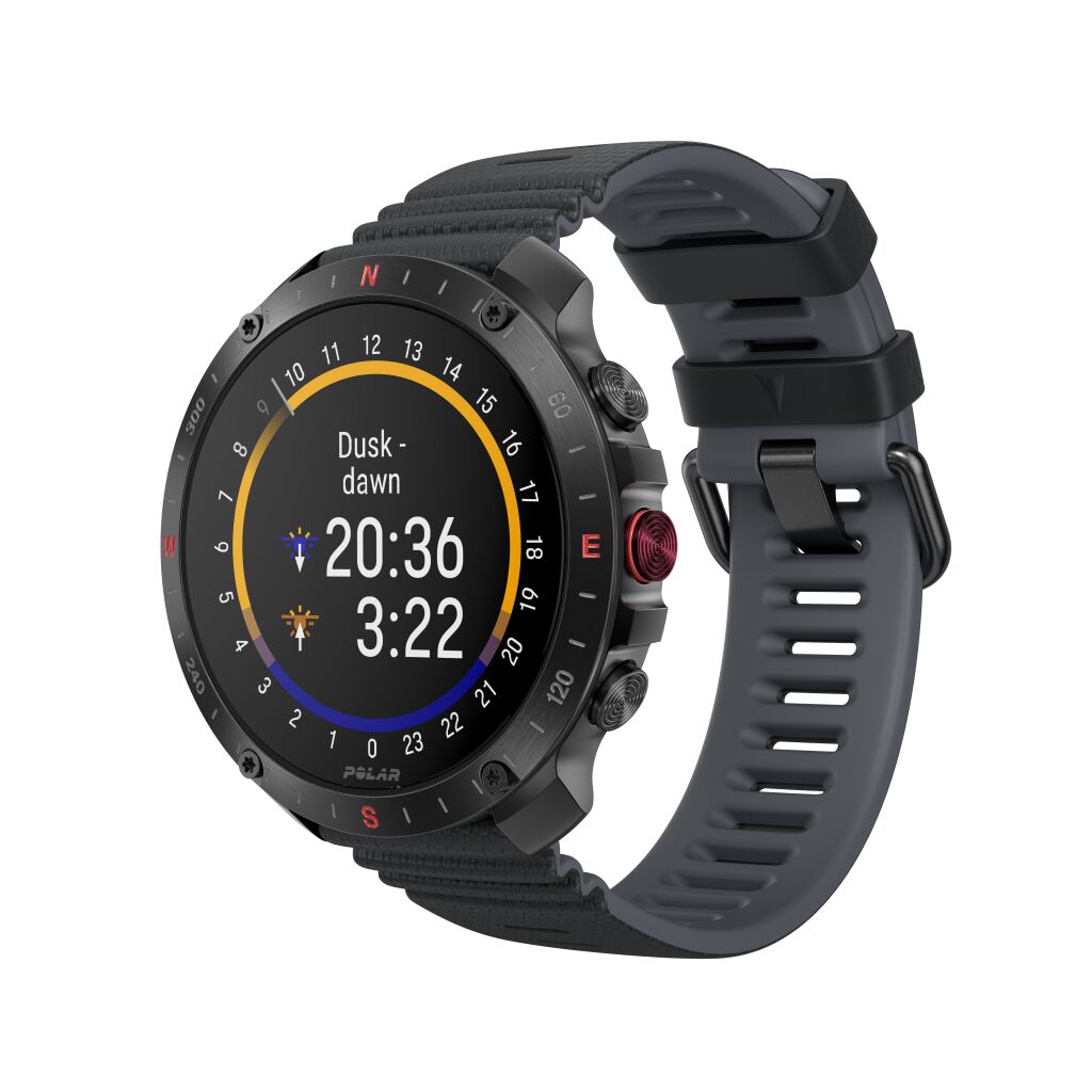 Polar Grit X2 Pro Premium Outdoor Smart Watch met Hartslagsensor - Zwart - S/L