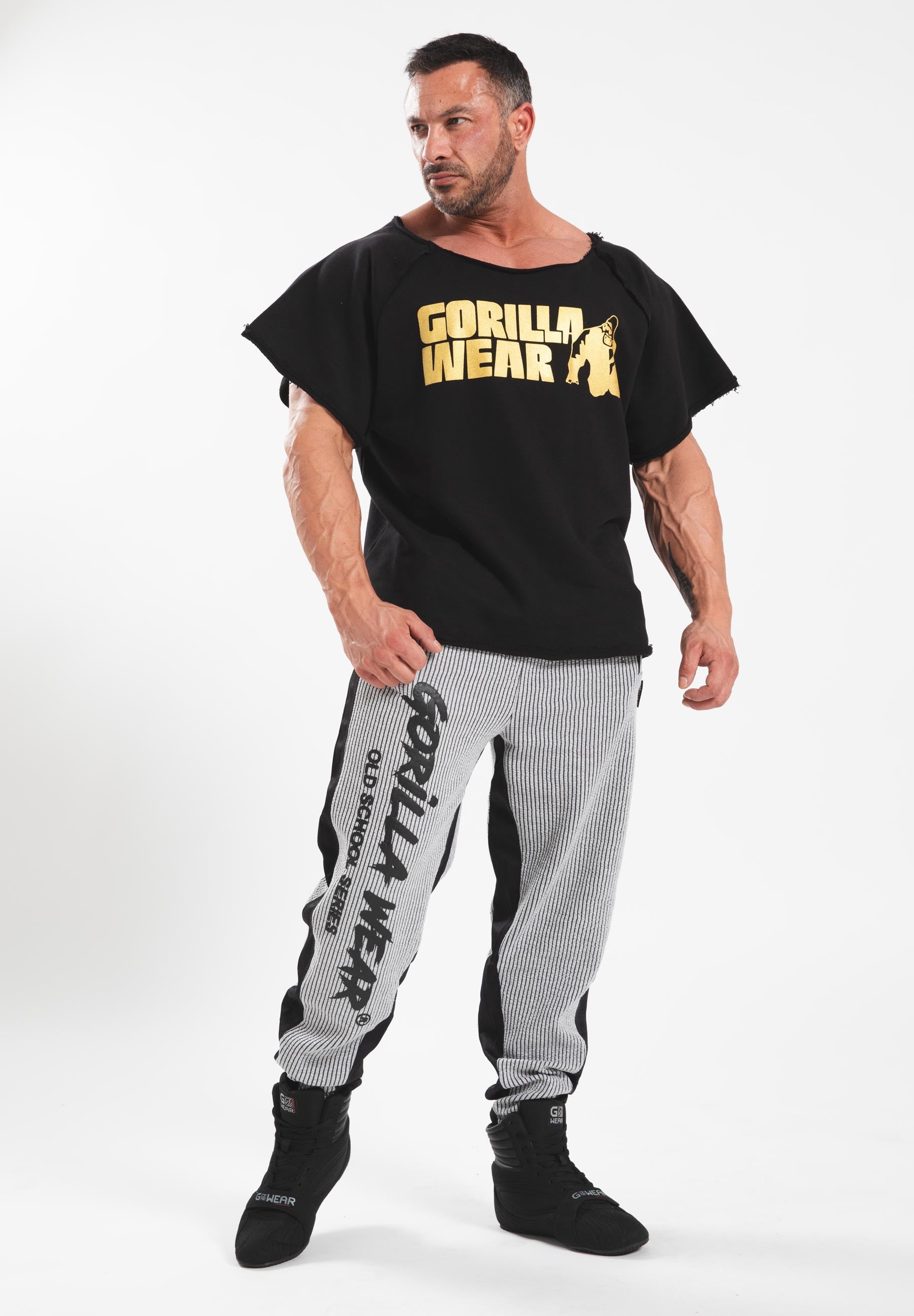 Gorilla Wear Classic Work Out Top - Zwart/Goud