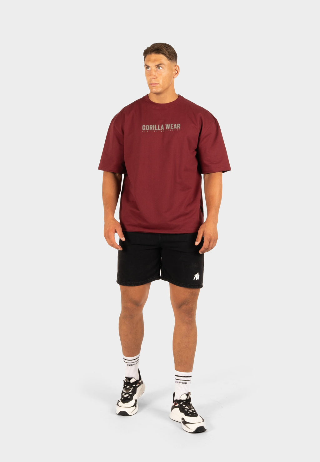 Gorilla Wear Callaway Oversized T-shirt - Bordeauxrood