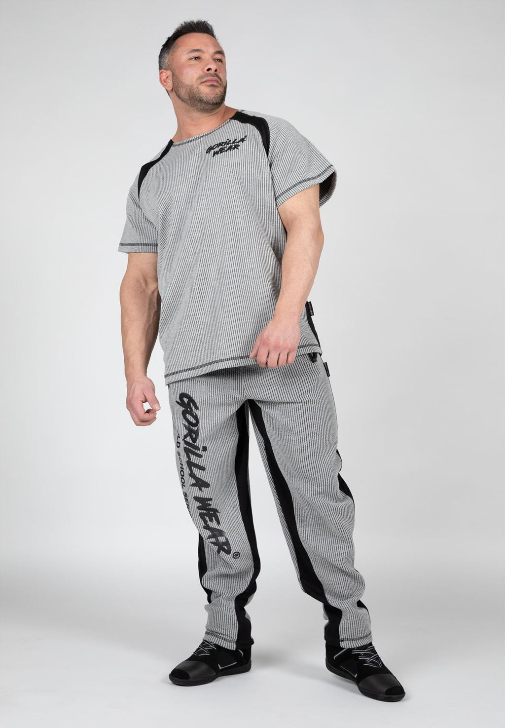 Gorilla Wear Augustine Old School Work Out Top - Grijs