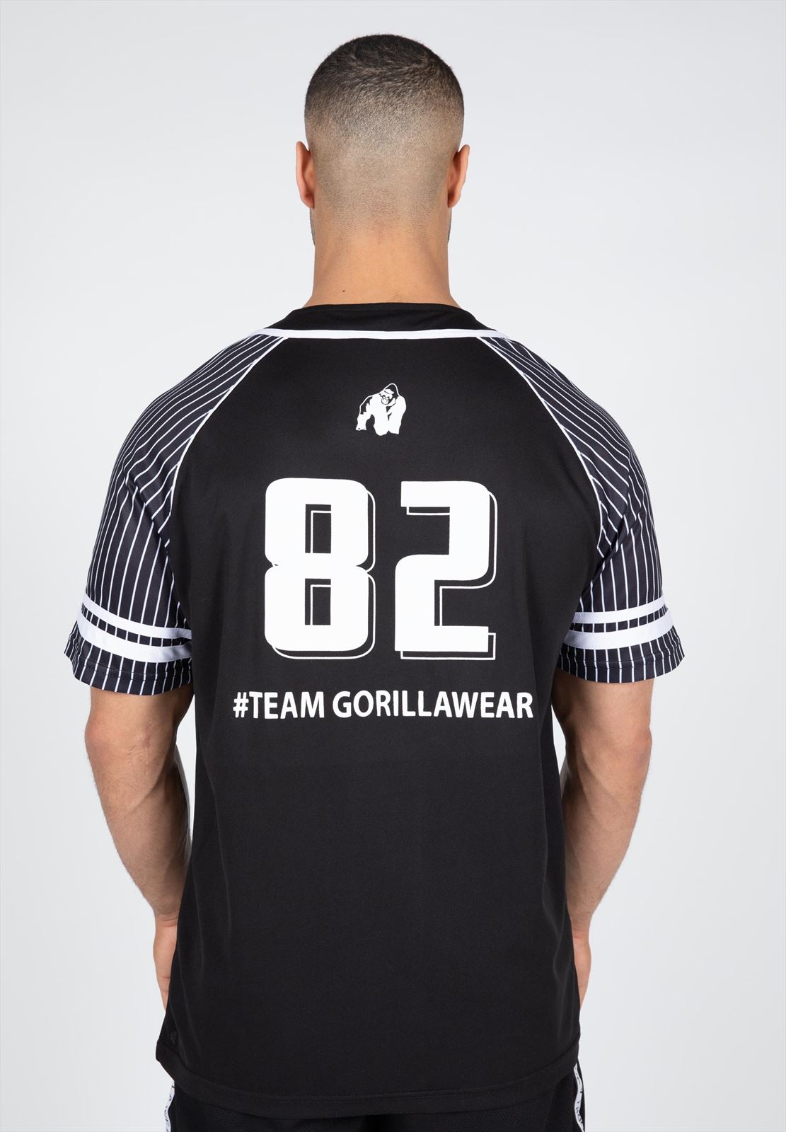 Gorilla Wear 82 Baseball Jersey - Zwart