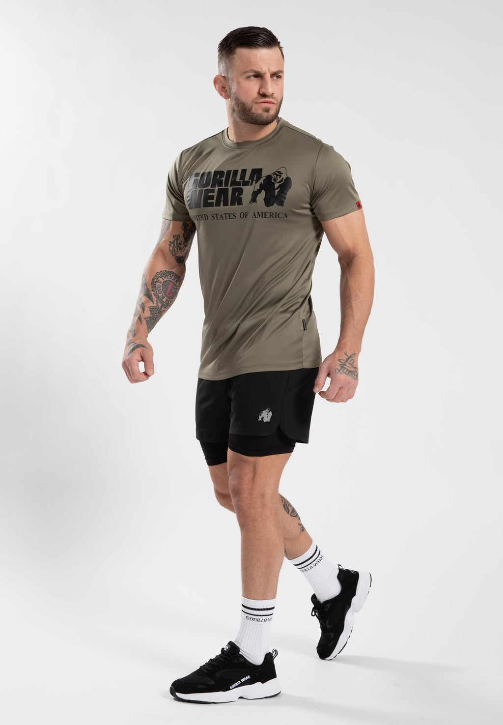 Gorilla Wear Classic Training T-shirt - Legergroen