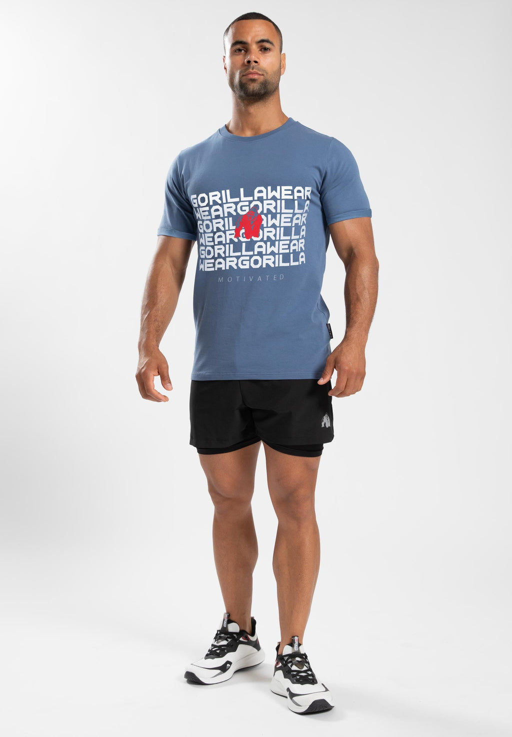 Gorilla Wear Bradley T-shirt - Coronet Blauw