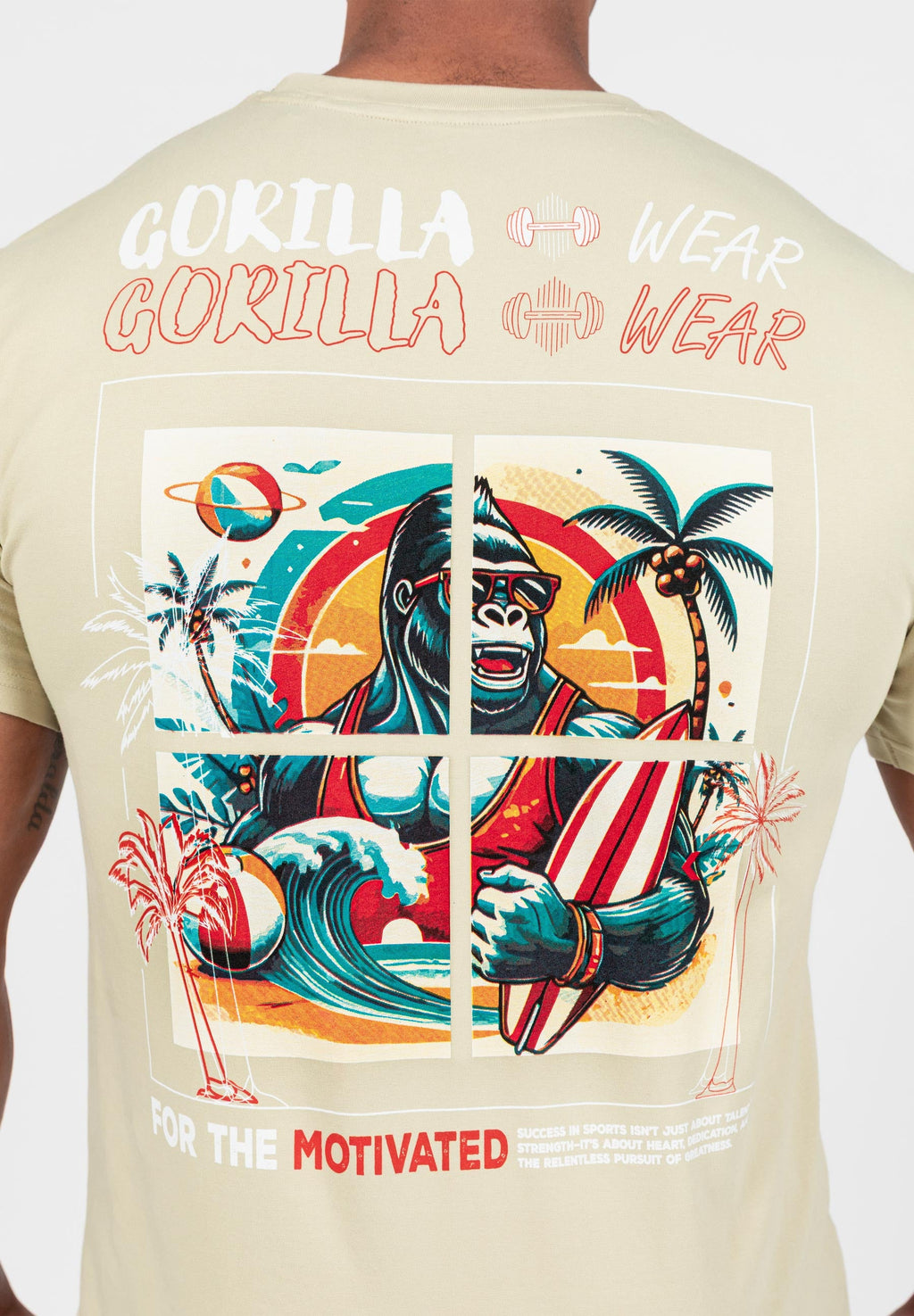 Gorilla Wear Santa Cruz T-shirt - Lichtgroen
