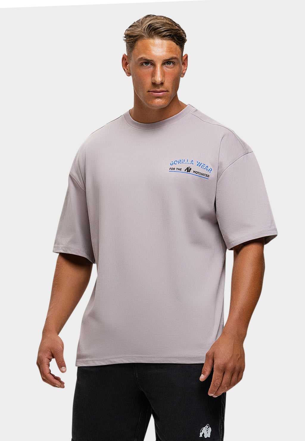 Gorilla Wear Macon Oversized T-shirt - Lichtgrijs