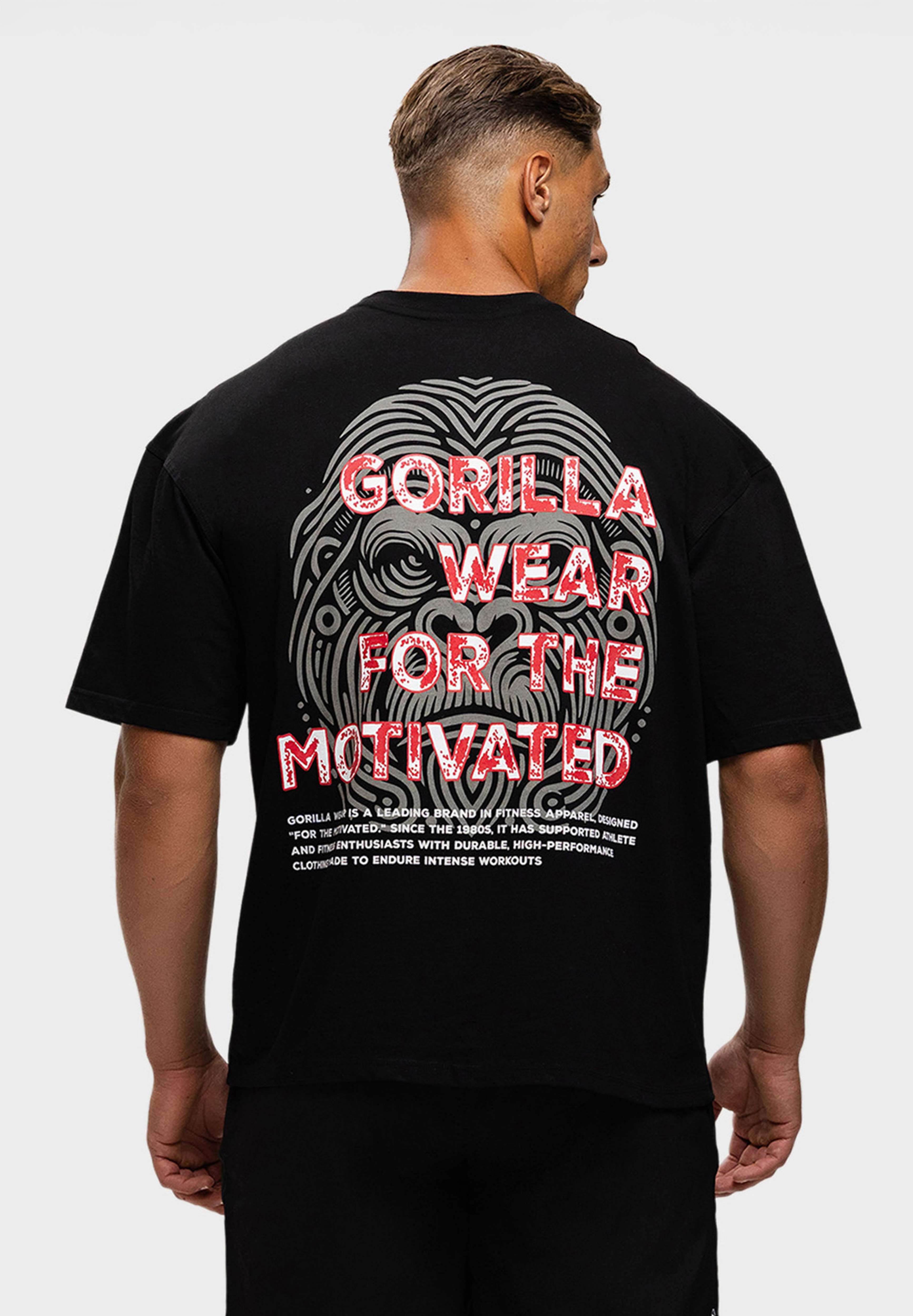 Gorilla Wear Macon Oversized T-shirt - Zwart