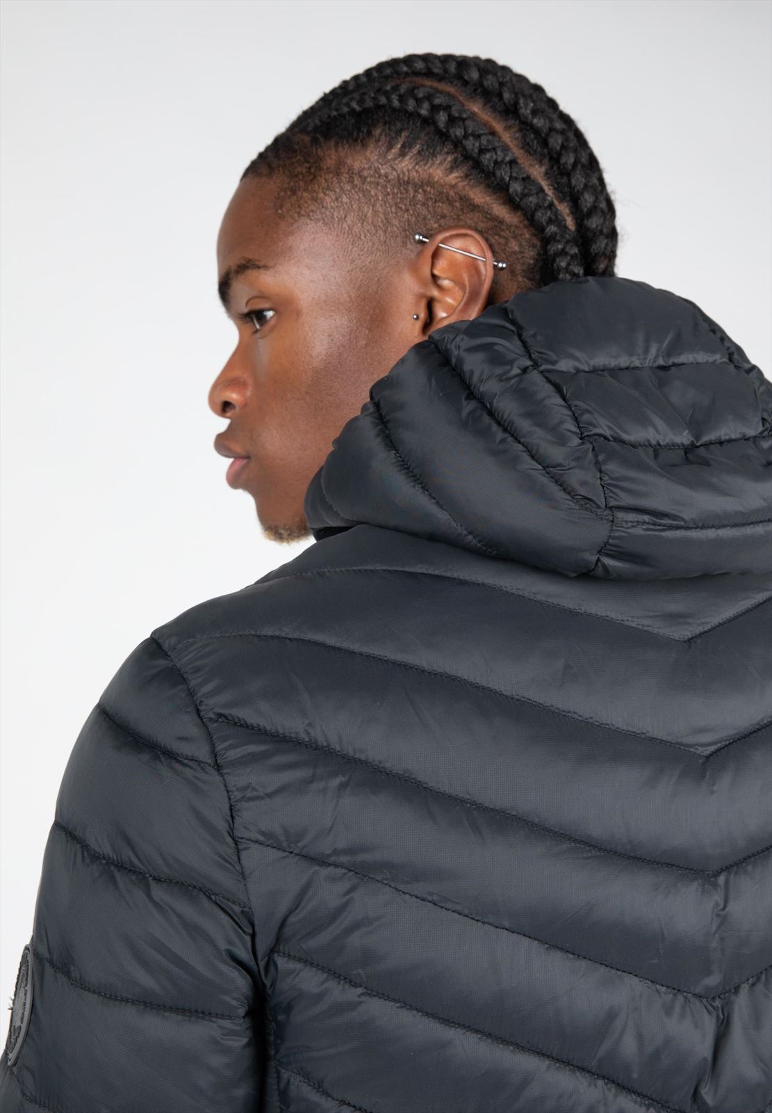 Gorilla Wear Osborn Puffer Jas - Zwart