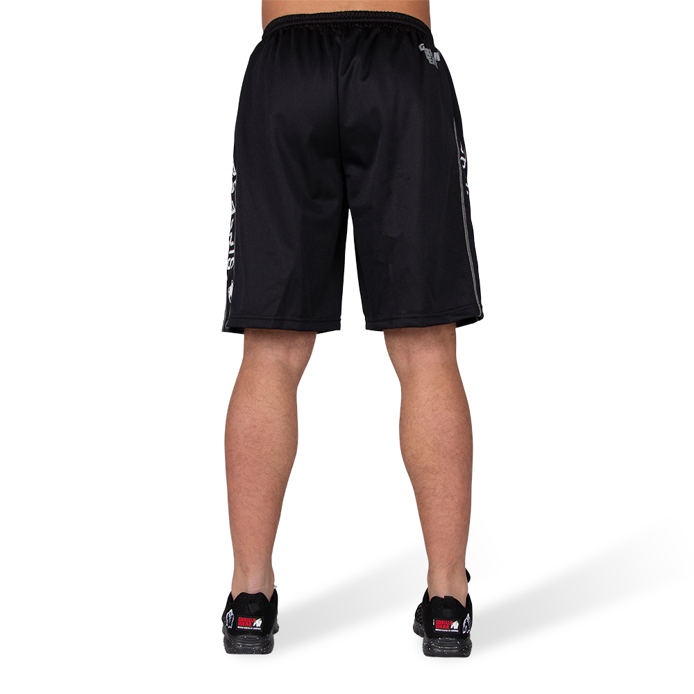 Gorilla Wear Functional Mesh Shorts - Zwart/Wit