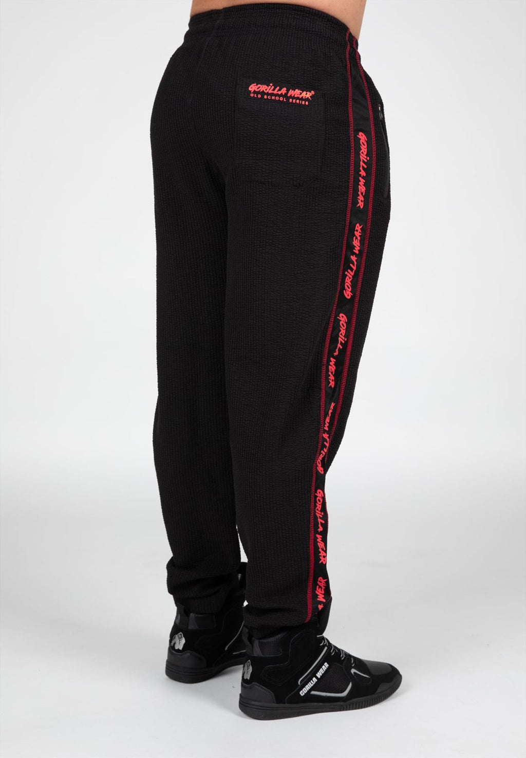 Gorilla Wear Buffalo Old School Trainingsbroek - Zwart/Rood