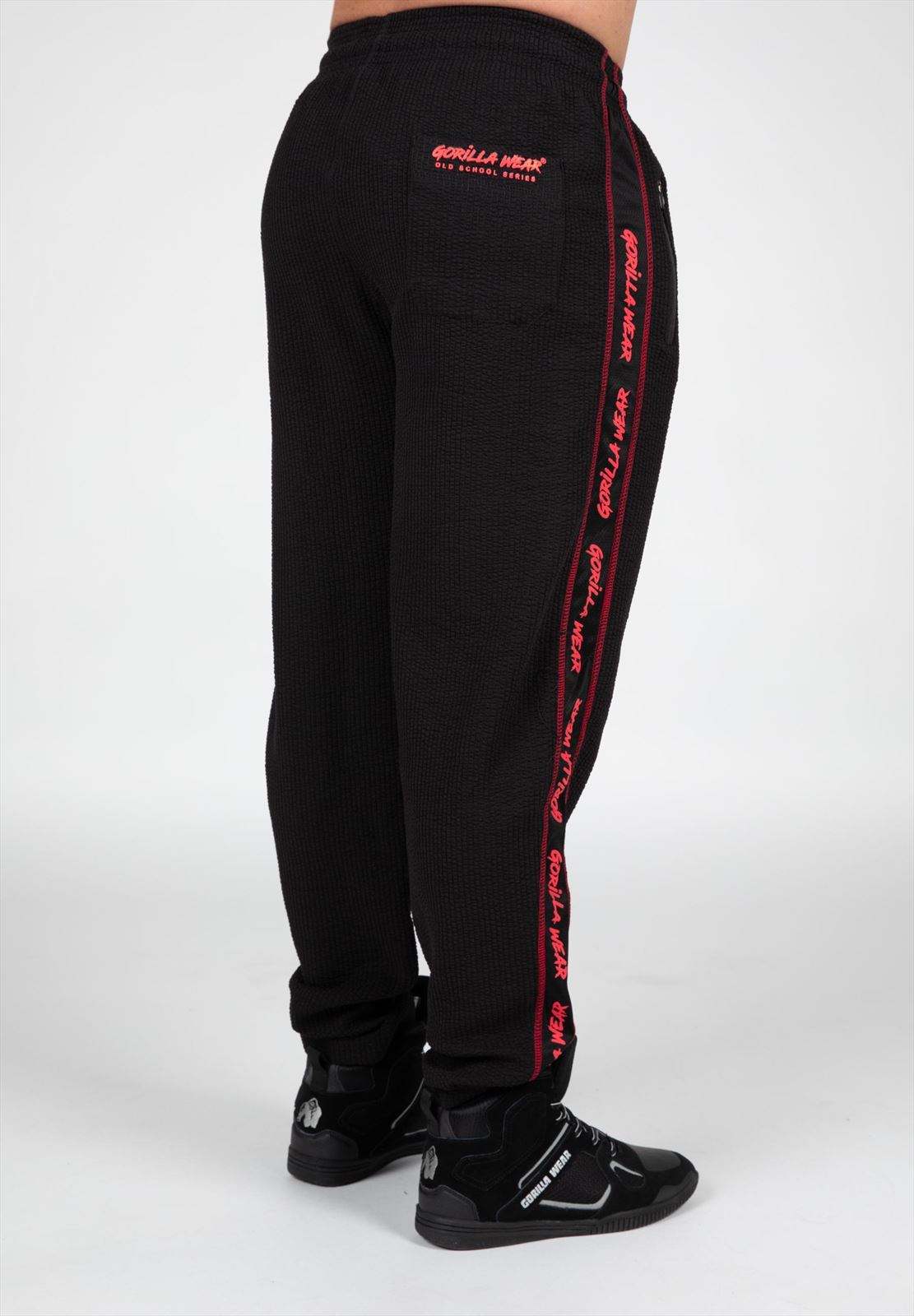Gorilla Wear Buffalo Old School Trainingsbroek - Zwart/Rood